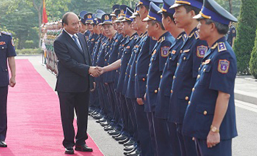 Thủ tướng làm việc với Bộ Tư lệnh Cảnh sát biển Việt Nam